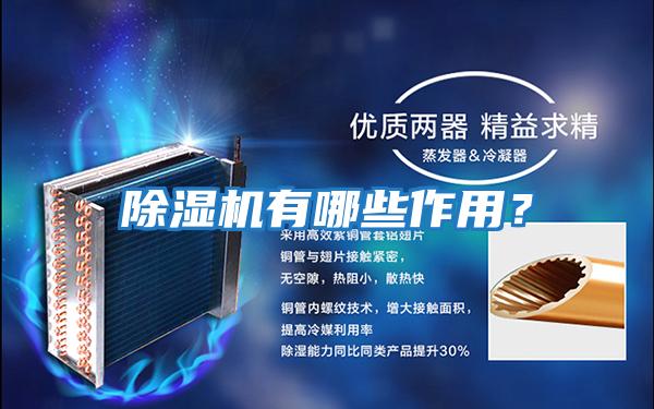 除濕機有哪些作用?