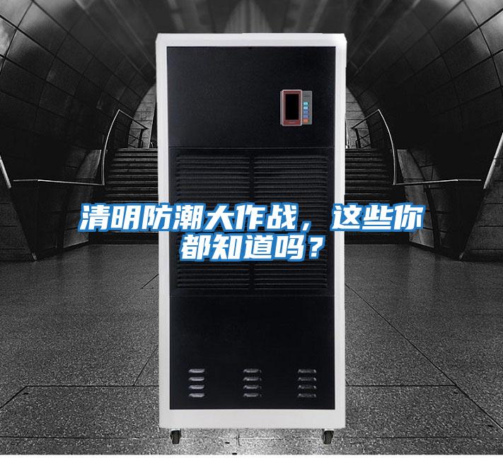 清明防潮大作戰，這些你都知道嗎？