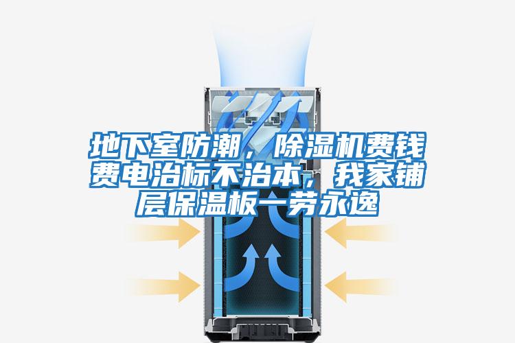 地下室防潮，除濕機費錢費電治標不治本，我家鋪層保溫板一勞永逸