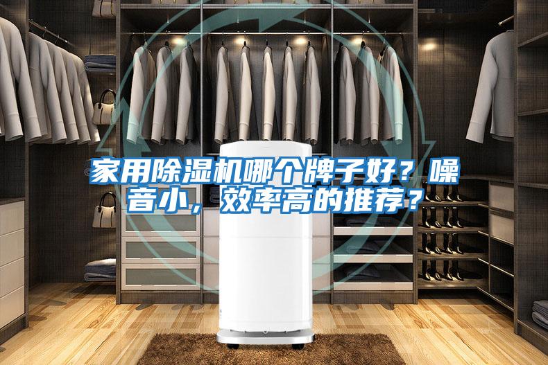 家用除濕機哪個牌子好？噪音小，效率高的推薦？