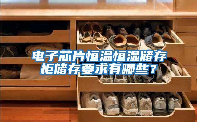 電子芯片恒溫恒濕儲存柜儲存要求有哪些？