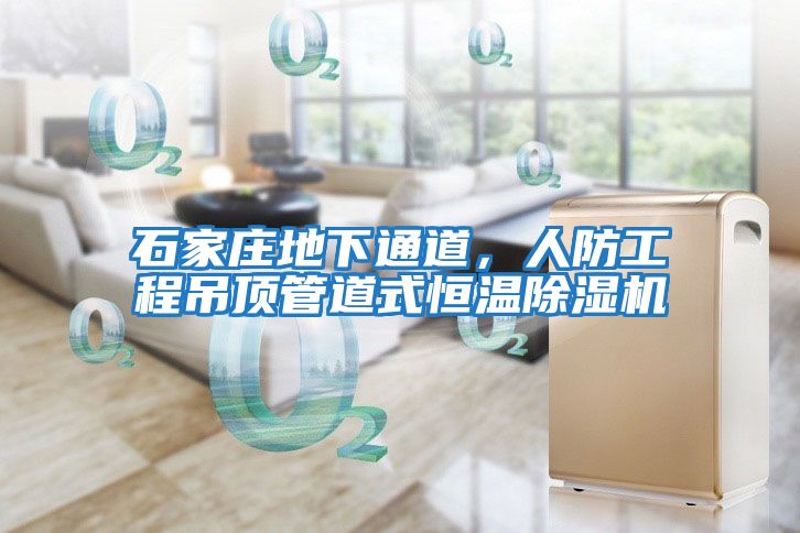 石家莊地下通道，人防工程吊頂管道式恒溫除濕機