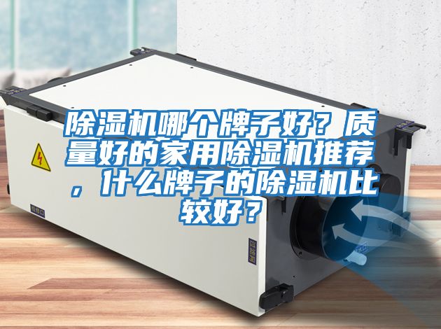 除濕機哪個牌子好？質量好的家用除濕機推薦，什么牌子的除濕機比較好？